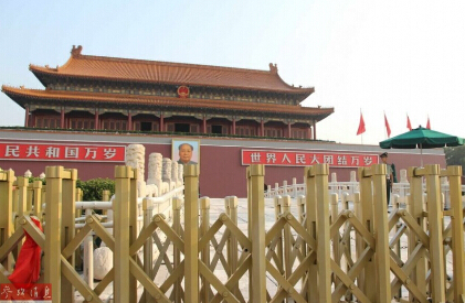 天安门黄金护栏